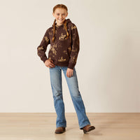 Ariat Girl's Ranch Scene Hoodie