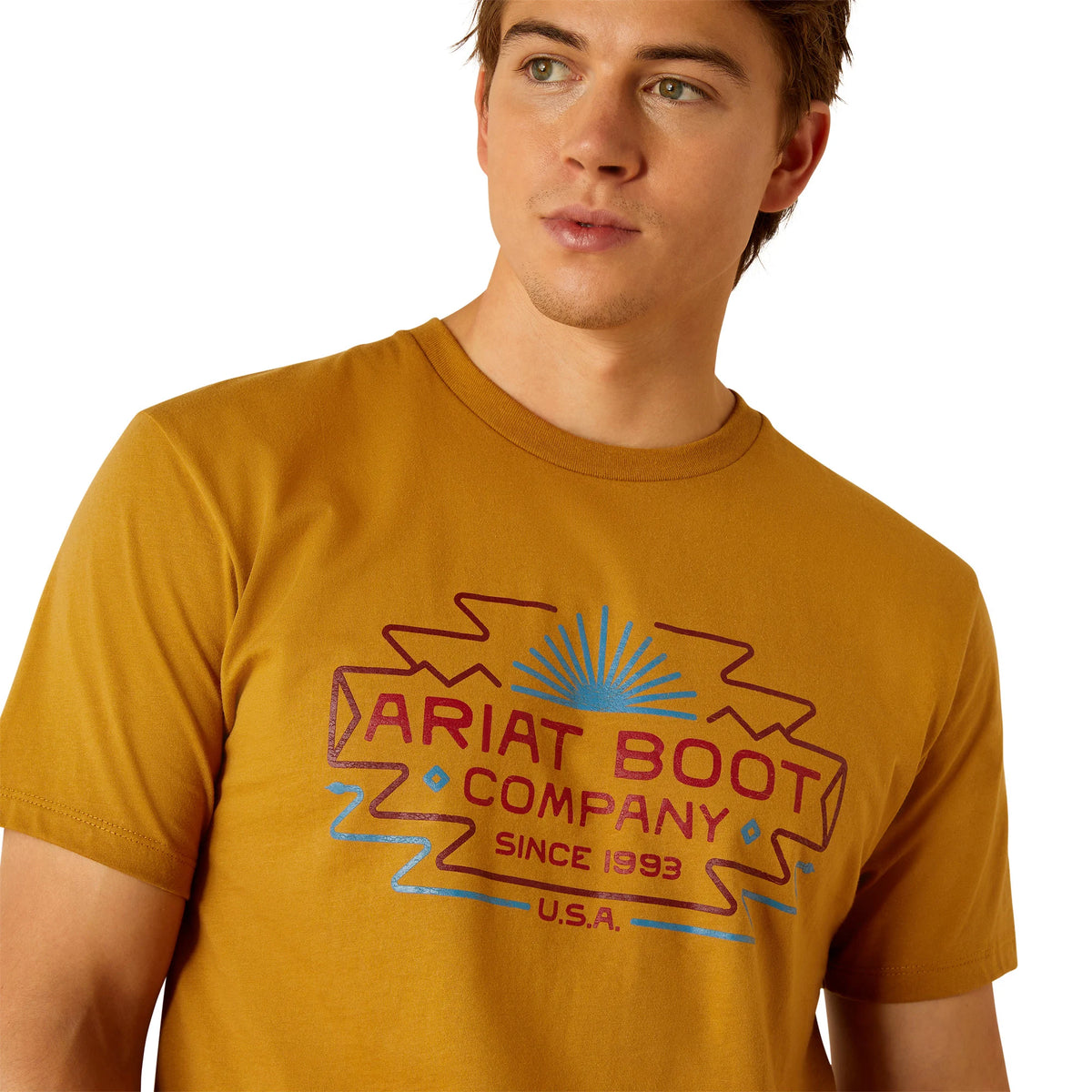 Ariat Men's Amigo Graphic T-Shirt in Harvest Gold