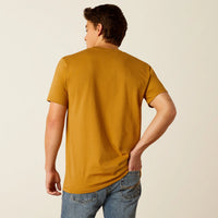 Ariat Men's Amigo Graphic T-Shirt in Harvest Gold