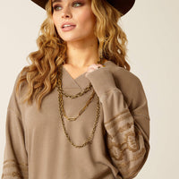 Ariat Women's Marsh Sweatshirt in Brindle