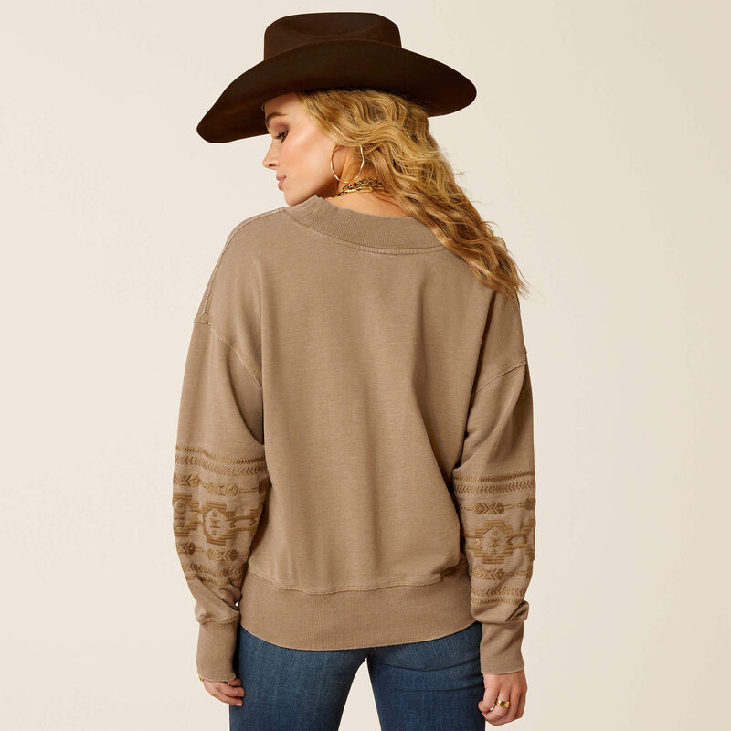 Ariat Women's Marsh Sweatshirt in Brindle