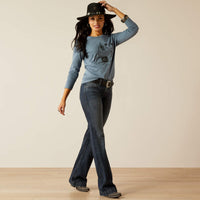 Ariat Women’s Perfect Rise Elsie Trouser Jean in Missouri (Available in Regular & Plus Sizes)