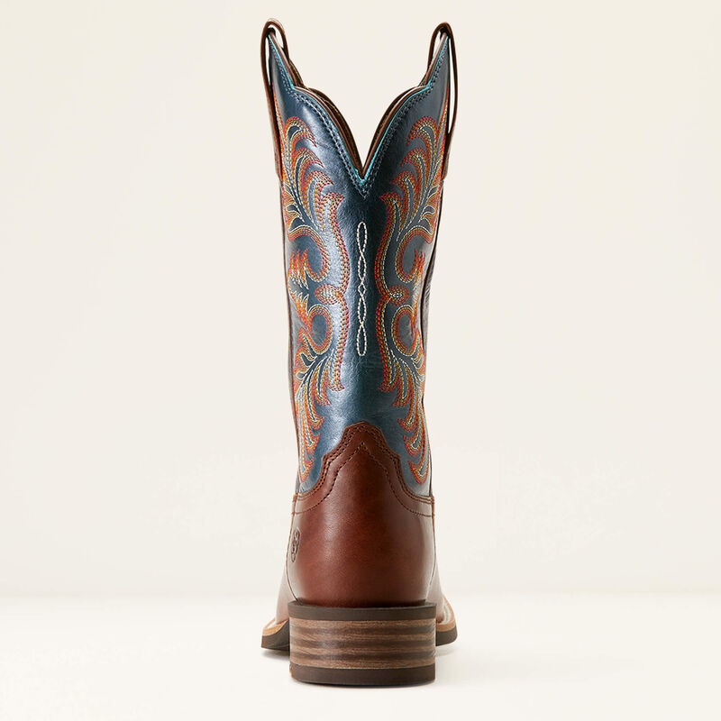 Ariat Women's Gillette Western Boot in Vintage Caramel & Endless Sea