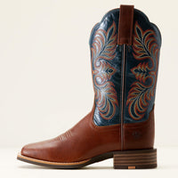 Ariat Women's Gillette Western Boot in Vintage Caramel & Endless Sea