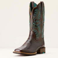 Ariat Women's Gillette Western Boot in Arizona Brown & Marble Brown