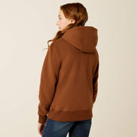 Ariat Girl's Ranch Collections Hoodie in Soft Silt