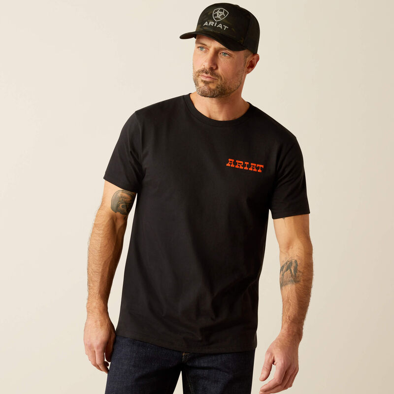 Ariat Men's Denim Badge Graphic T-Shirt in Black