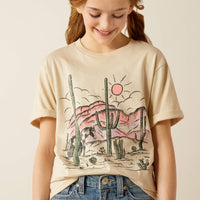 Ariat Girl's Horse With No Name Graphic T-shirt in Natural