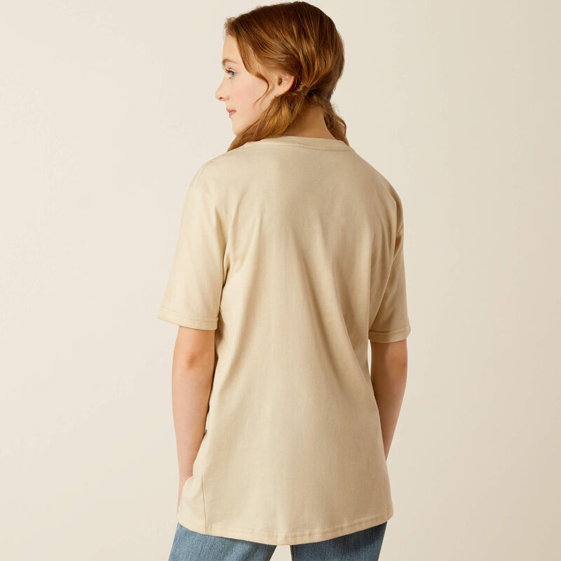 Ariat Girl's Horse With No Name Graphic T-shirt in Natural