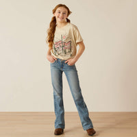 Ariat Girl's Horse With No Name Graphic T-shirt in Natural