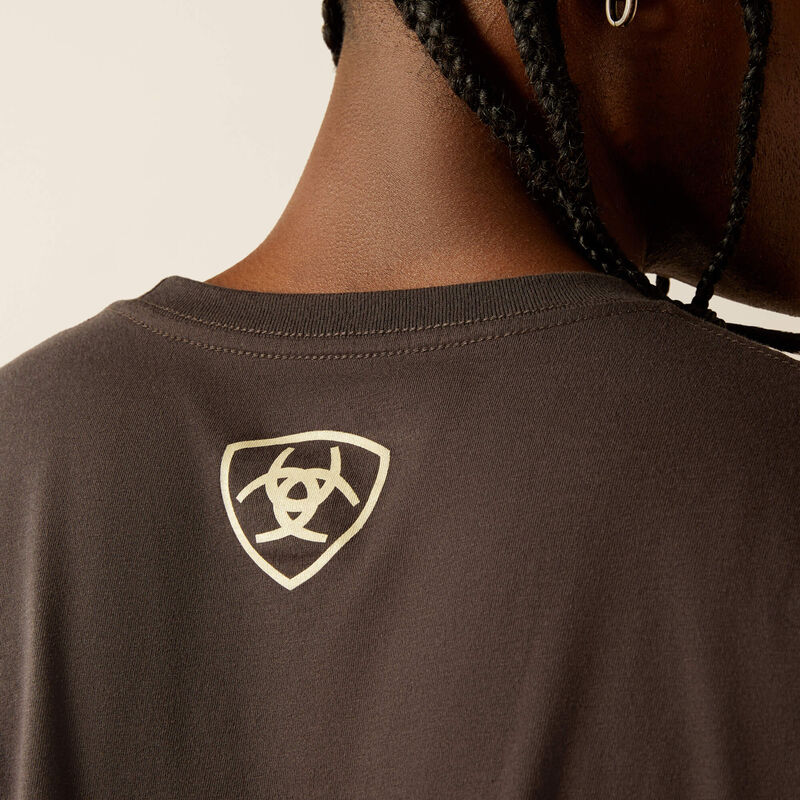 Ariat Men's Sponsors Logo T-Shirt in Vintage Black