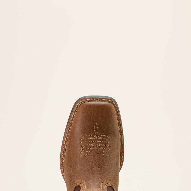 Ariat Kid's Ruidoso Western Boot in Pearl/Chocolate Brown