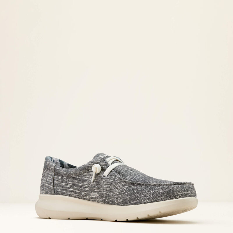 Ariat Men's Hilo Casual Shoe in Washed Grey Denim