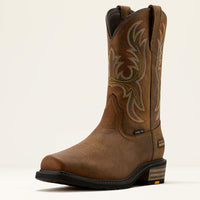 Ariat Men's Ironside Square Toe Steel Toe Work Boot in Rye Brown & Tan