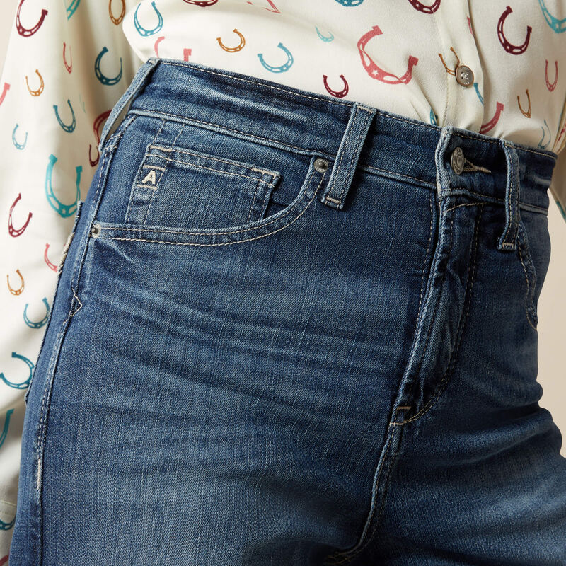 Ariat Women’s Ultra High Rise Rosalie Wide Leg Jean in Natalia