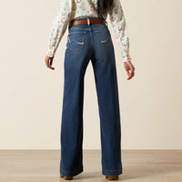 Ariat Women’s Ultra High Rise Rosalie Wide Leg Jean in Natalia