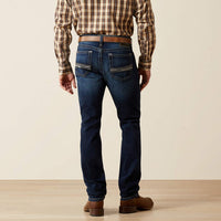Ariat Men's M8 Modern Jason Slim Leg Jean in Salton