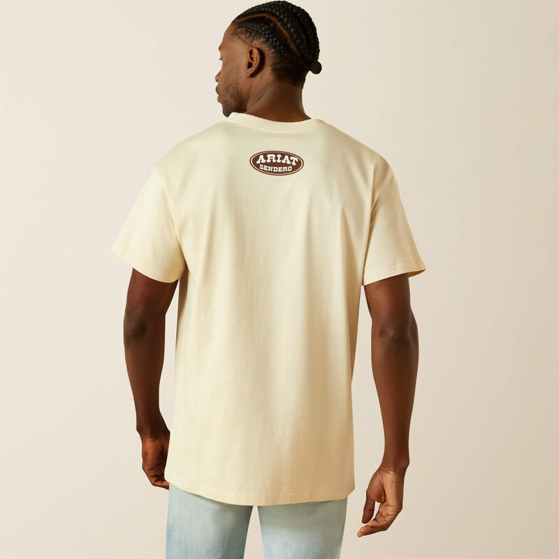 Ariat x Sendero Men's Slow Horses T-Shirt in Sandshell