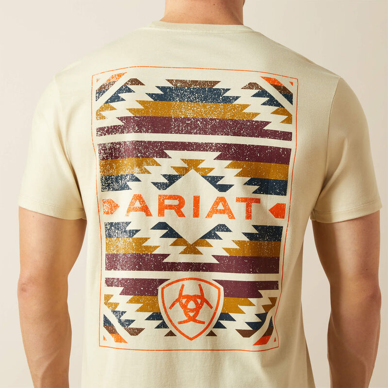 Ariat Men's Tapaz Zapoteco T-Shirt in Natural