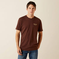 Ariat Men's 'They Ain't Us' T-Shirt in Deep Mahogany