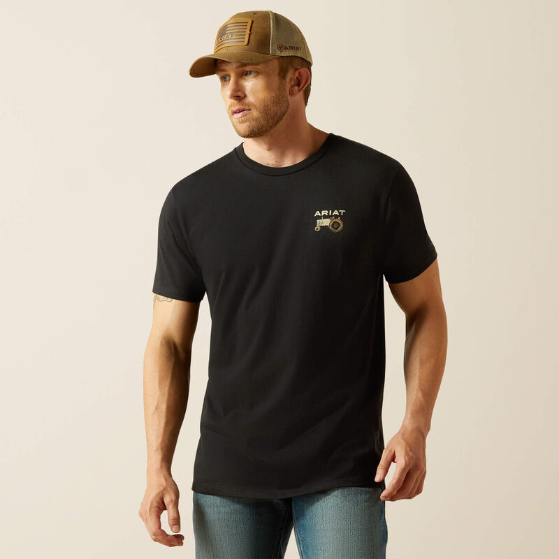 Ariat Men's Gramps Tractor T-Shirt in Black