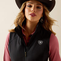 Ariat Women's Logo Concealed Carry Softshell Vest in Black