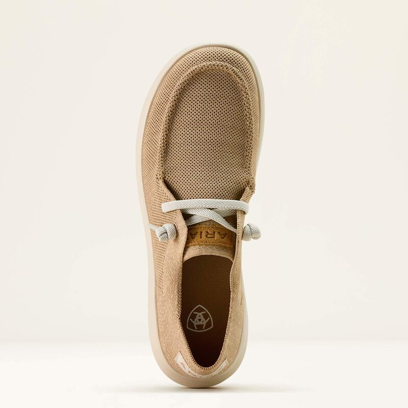 Ariat Women's Hilo Casual Shoe in Heathered Tan Knit