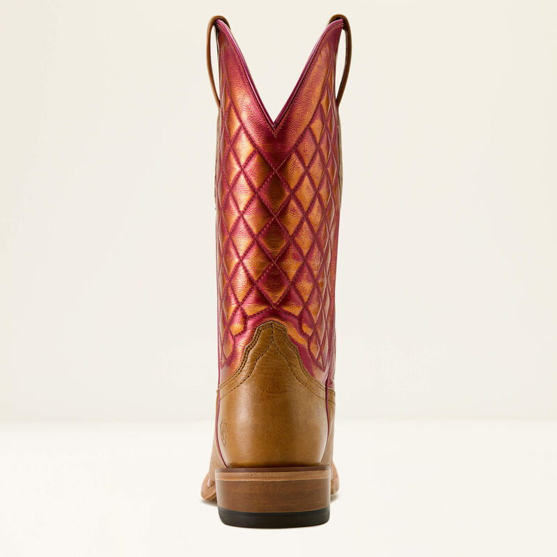 Ariat Women's Futurity Denton Narrow Cutter Toe Western Boot in Maple Sugar