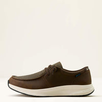 Ariat Men's Buckeye H20 Waterproof Shoe in Dark Brown & Brown Lizard Print