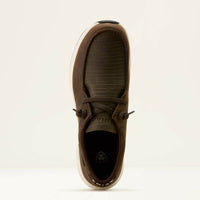 Ariat Men's Buckeye H20 Waterproof Shoe in Dark Brown & Brown Lizard Print