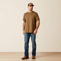 Ariat Men's Stone Arrowhead T-Shirt in Teak
