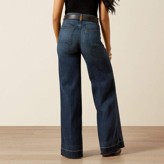 Ariat Women’s Ultra High Rise Jill Wide Leg Jean in Pasadena