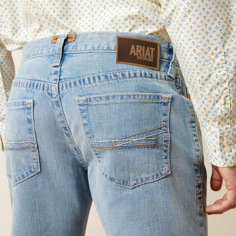 Ariat Men's M4 Relaxed Lucas Straight Leg Jeans in Morello