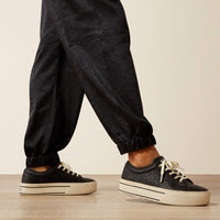 Ariat Women's Silky Cargo Python Print Jogger in Black