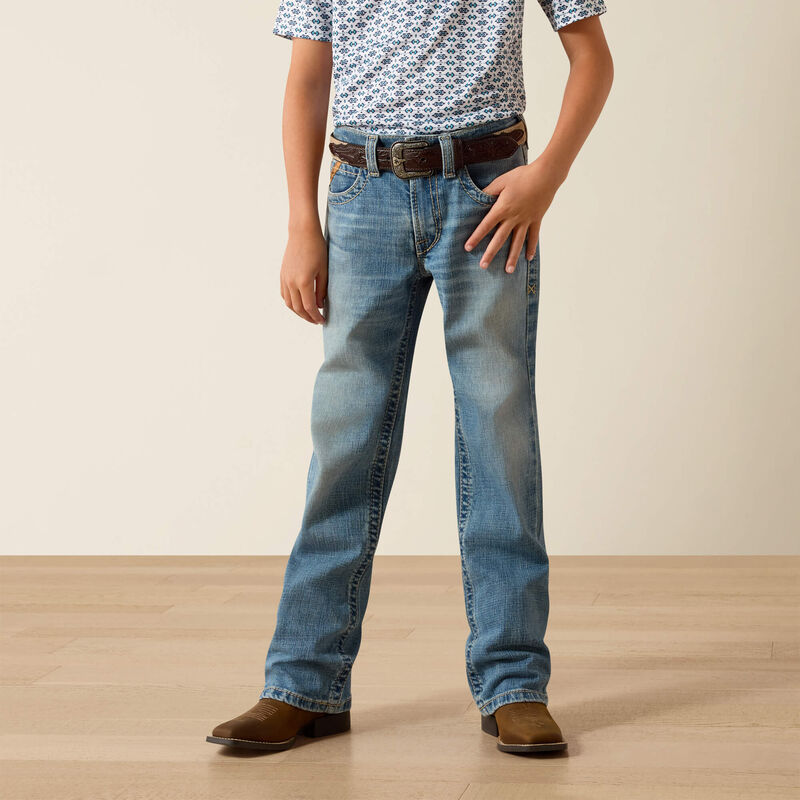 Ariat Boy's B5 Slim Darian Straight Leg Jeans in Leonard
