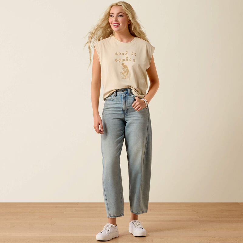 Ariat Women's Cool It T-Shirt in Oyster Grey