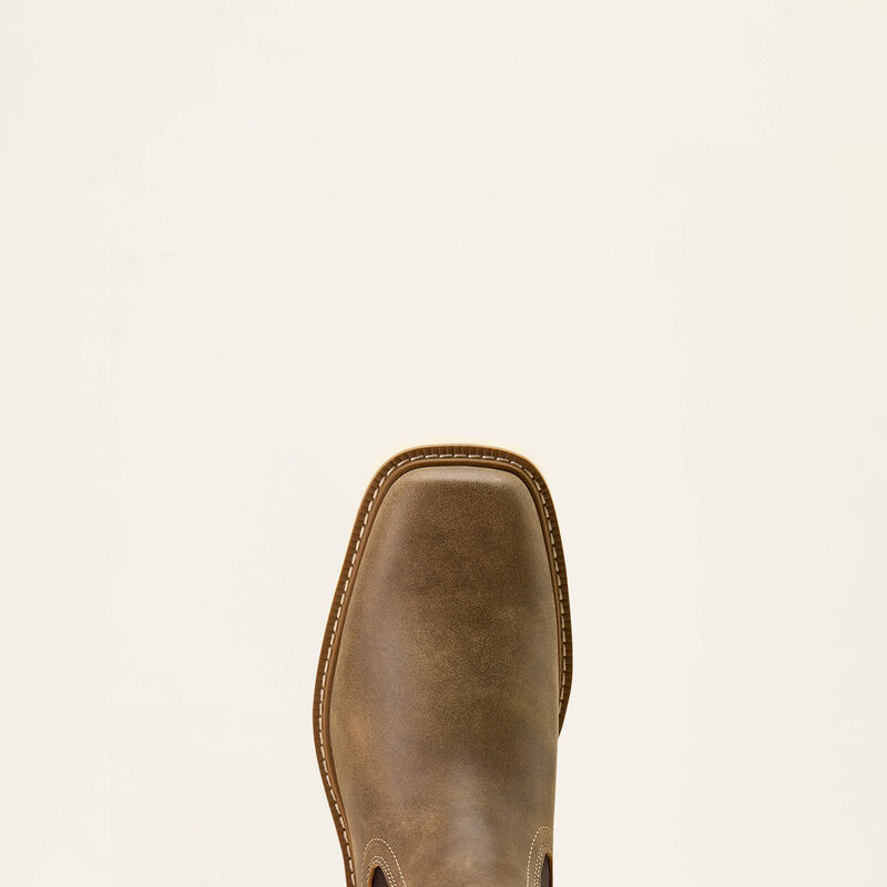 Ariat Men's Rambler Recon Square Toe Chelsea Boot in Brown Bomber
