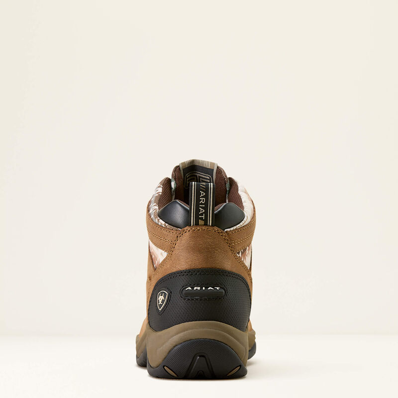 Ariat Women's Terrain Tooled Boot in Dark Tan/Natural Southwest Print
