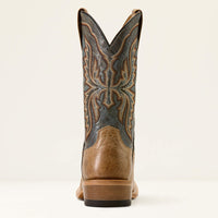 Ariat Men's Preston Wide Square Toe Cowboy Boot in Desert Bone/Plume