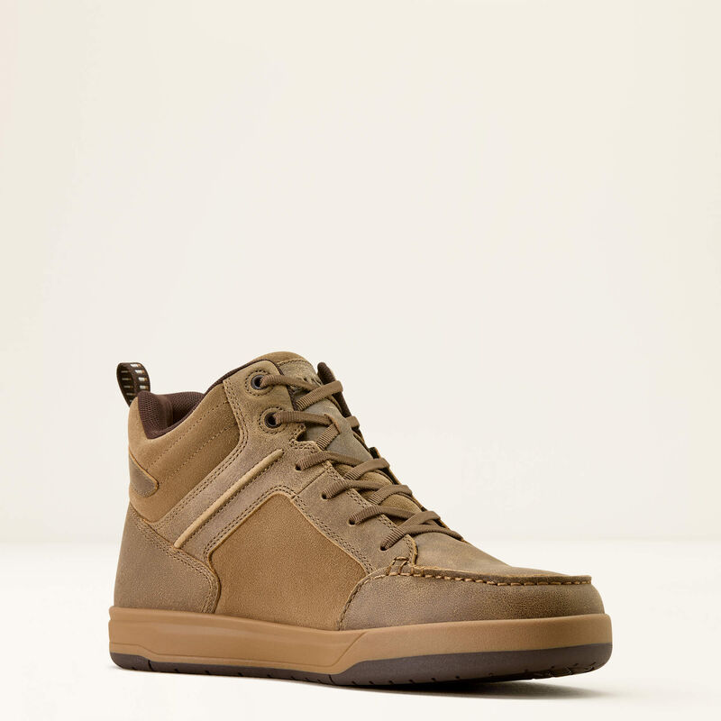 Ariat Men's Outmatch Mid Composite Toe Work Shoe in Brown Bomber