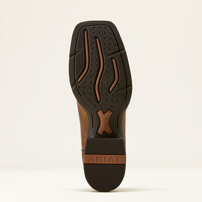Ariat Women's Round Up Holly Wide Square Toe in Pearl