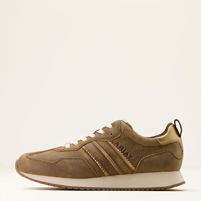 Ariat Women's Ranch Runner Shoe in Brown Bomber