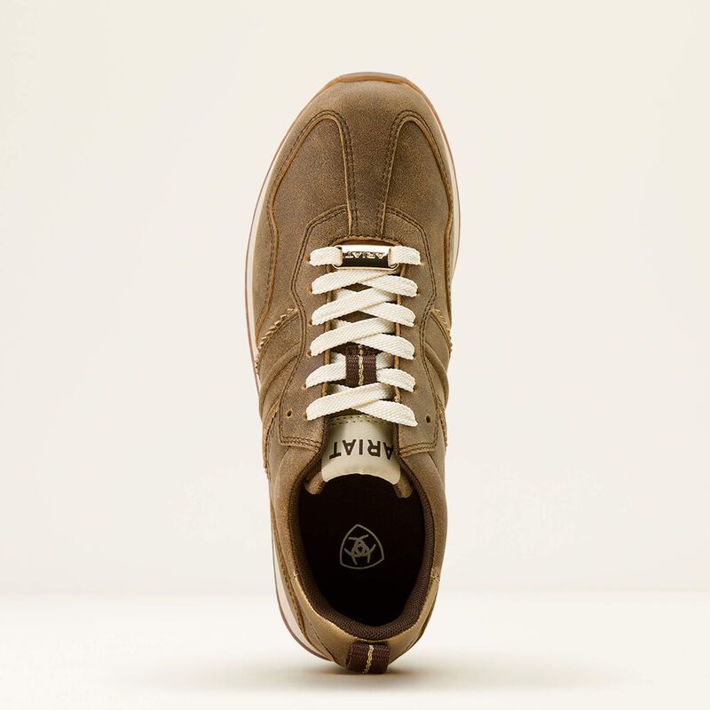 Ariat Women's Ranch Runner Shoe in Brown Bomber