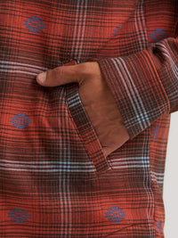 Wrangler ATG Men's L/S Lined Flannel Shirt Jacket in Red