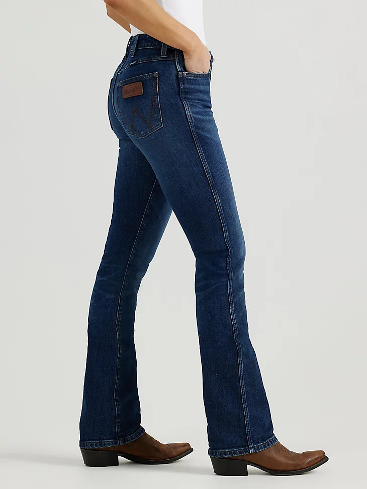 Wrangler Retro Women's Bailey High Rise Bootcut Jean in Isla