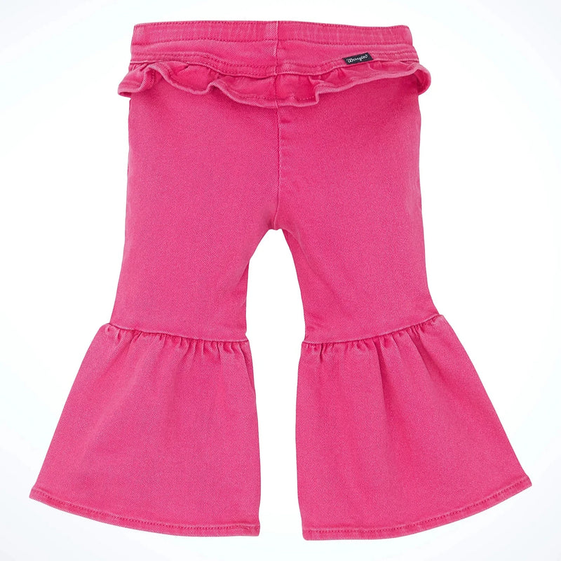 Wrangler Baby & Toddler Girl's Vibrant Ruffle Leg Flare Jean in Delilah