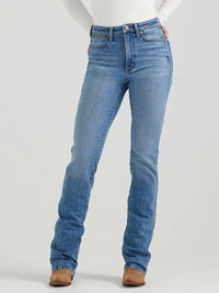 Wrangler Retro Women's Bailey High Rise Bootcut Jean in Kelly