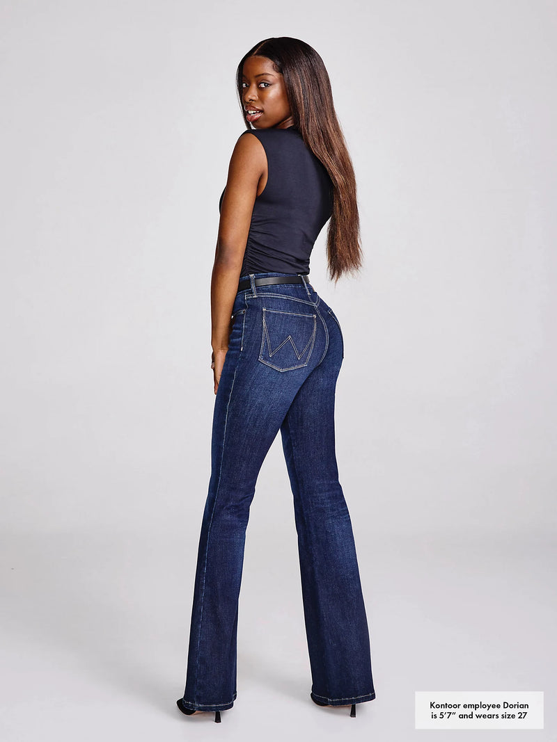 Wrangler Women's Bespoke High Rise Flare Jean in Madilyn