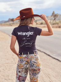 Wrangler x Lainey Wilson With Love Lainey Shrunken Band Tee in Phantom