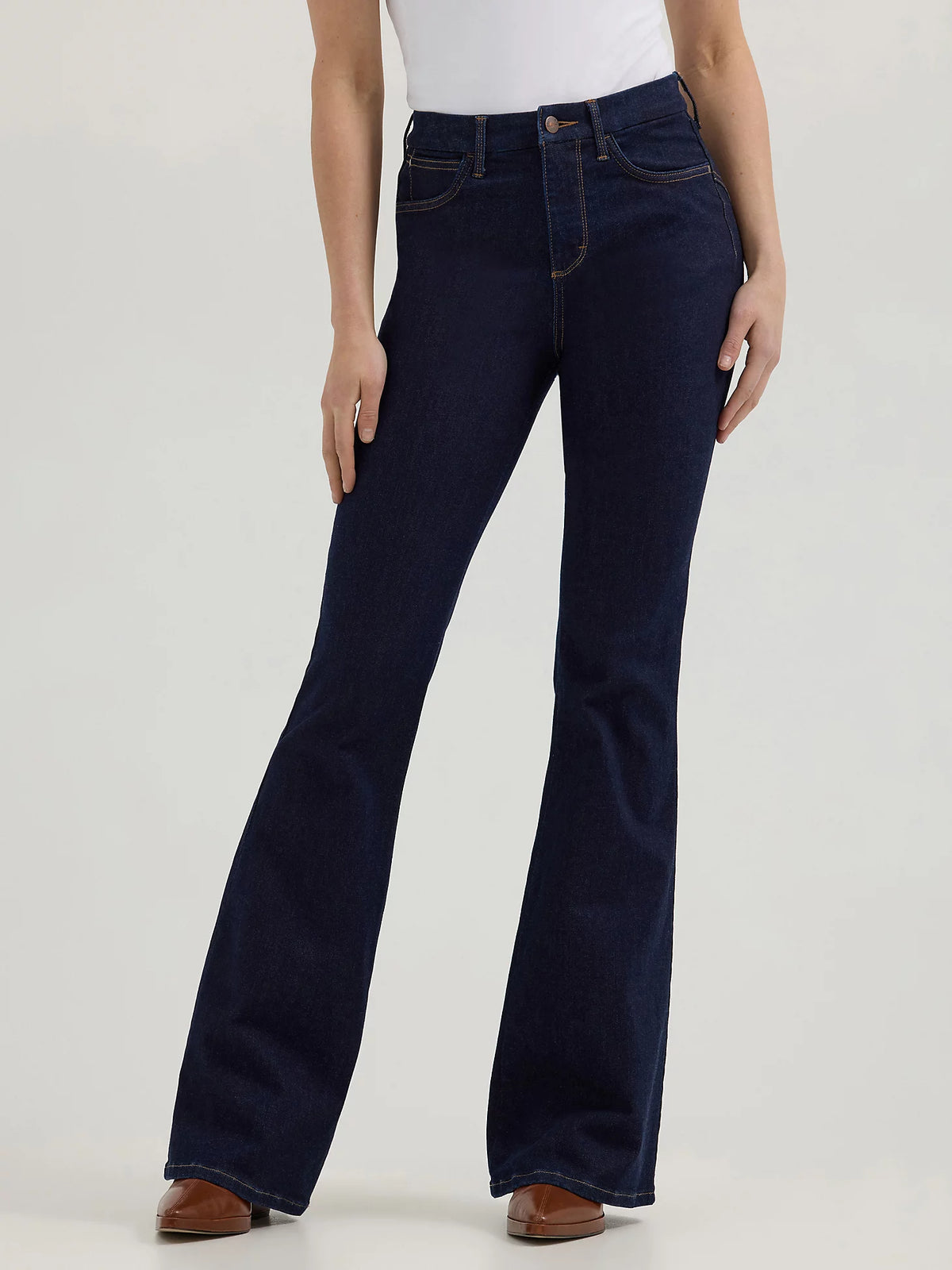 Wrangler Women's Bespoke High Rise Flare Jean in Adalyn